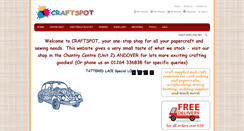 Desktop Screenshot of craftspot.co.uk